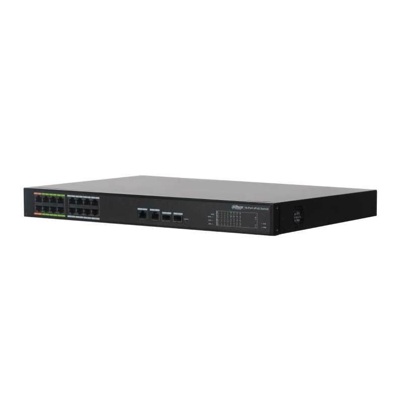  POE -  коммутатор  Dahua DH-LR2218-16ET-240 